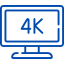 4K TV Icon